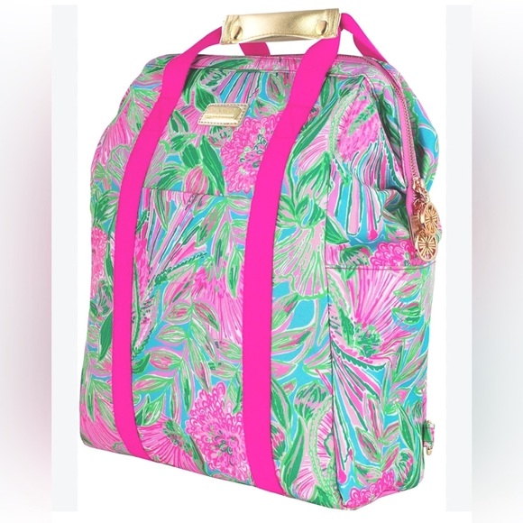 NWT Lilly Pulitzer Backpack Cooler ‘Coming In Hot’ - Picture 1 of 12
